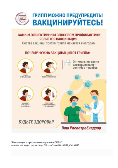 Что нужно знать о прививках против гриппа?.